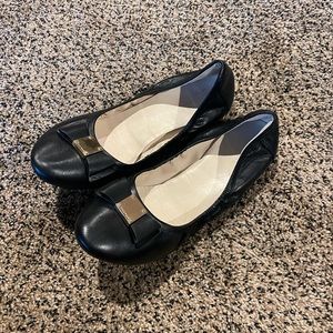 Cole Haan black flats sz 10